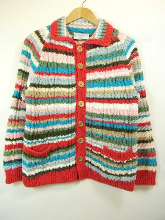楽天市場】美品 INVERALLAN マルチボーダー コットンニット 