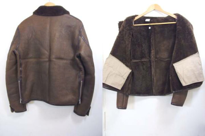 楽天市場】サンプル品 12AW N.HOOLYWOOD B-3 シープスキンジャケット 