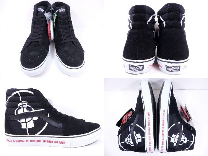 楽天市場】06ss SUPREME×VANS×PUBLIC ENEMY SK8-HI SL 黒 US11/29.0cm 