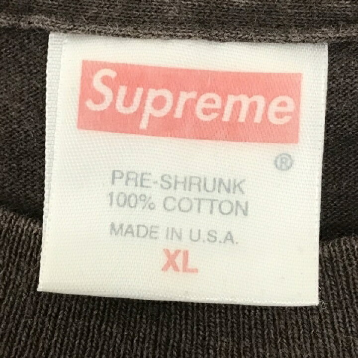 楽天市場】00SS SUPREME Gucci Box Logo S/S Tee (BROWN) XL 