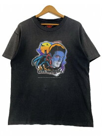 97年 BATMAN & ROBIN S/S Tee 黒 L 90s バットマン&ロビン 半袖 Tシャツ プリント アメコミ キャラクター DC COMICS DCコミック 古着 【中古】