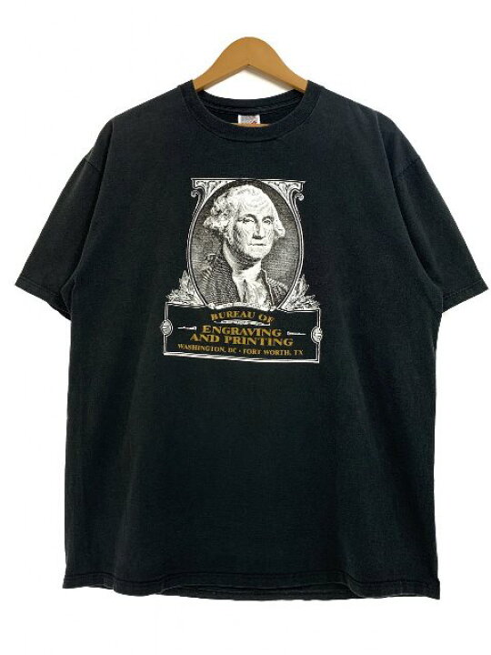 楽天市場】USA製 90s GEORGE WASHINGTON Print S/S Tee 黒 XL ジョージ 