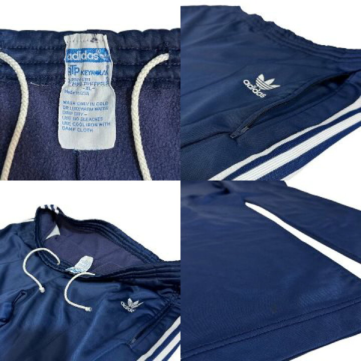 楽天市場】USA製 70s adidas ATP Track Jacket & Pants 紺 XL  