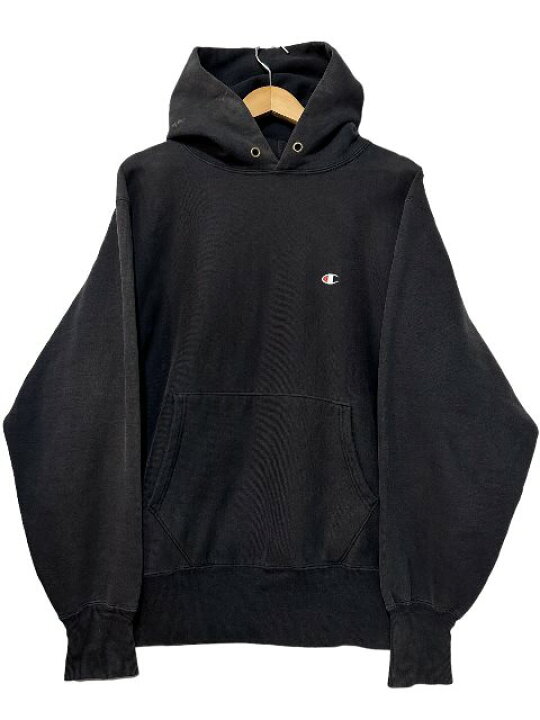 楽天市場】USA製 90s Champion R/W Sweat Hoodie 黒 L 刺繍タグ  