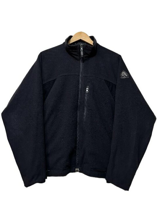 楽天市場】02年製 NIKE ACG Nylon × Fleece Reversible Jacket 黒灰 M  