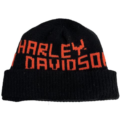 楽天市場】USA製 HARLEY-DAVIDSON 2way Knit Cap 黒 ハーレー