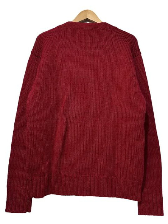 楽天市場】90s Polo Ralph Lauren Wool Knit Cardigan 赤 M ポロラルフ 