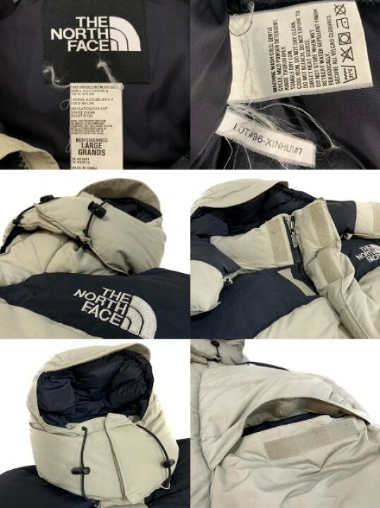 楽天市場】90s THE NORTH FACE Baffin Jacket クリーム黒 L ノース 