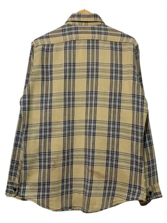 楽天市場】70s BIG MAC Check Flannel L/S Shirt ベージュ M-TALL 