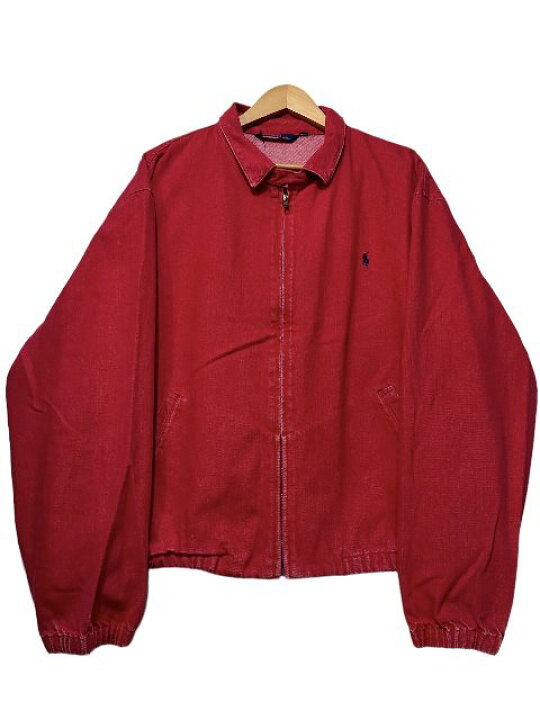 楽天市場】80s Polo Ralph Lauren Red Denim Swing Top Jacket 赤 XL 