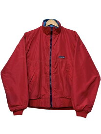 USA製 88年 patagonia Shelled Capilene Jacket (French Red×Peacock) S 80s パタゴニア シェルド キャプリーン ジャケット 赤 【中古】