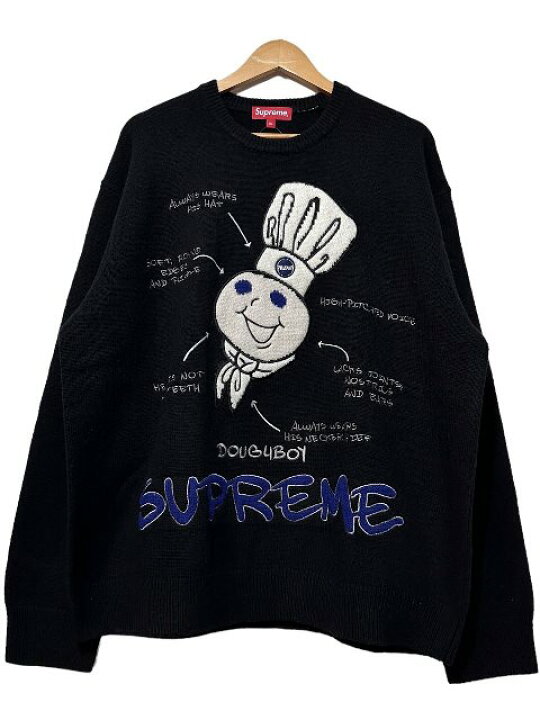 楽天市場】22AW UPREME Doughboy Sweater 黒 XL シュプリーム ドゥー 
