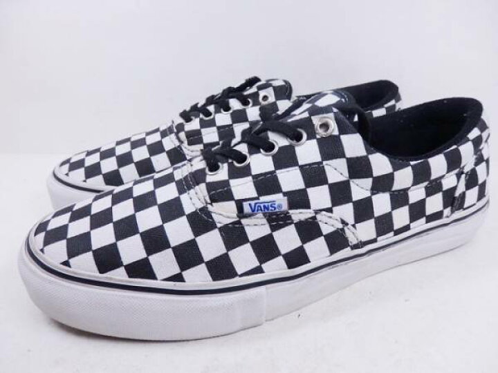 楽天市場】VANS ERA PRO US10/28白 黒チェッカー バンズ エラ プロ 