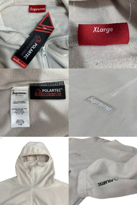 楽天市場】22AW SUPREME Polartec Facemask Half Zip Pullover (Stone  