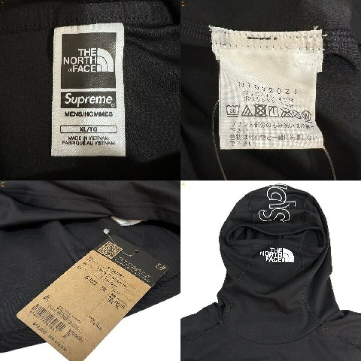 楽天市場】22SS SUPREME × THE NORTH FACE Base Layer L/S Top 黒 XL 