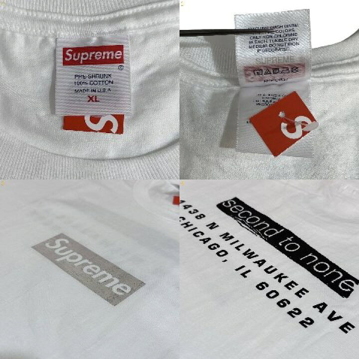 楽天市場】22AW SUPREME Chicago Box Logo Tee 白 XL シュプリーム 