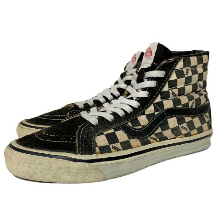 楽天市場】USA製 70s VANS Hi-Top Checkerboard 黒白 US9/27.0cm  