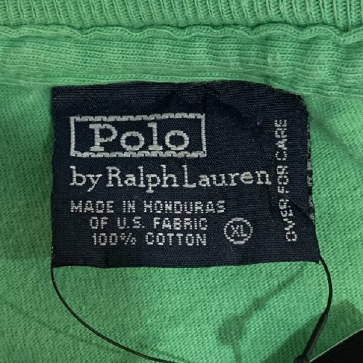 楽天市場】Polo Ralph Lauren Logo S/S Tee 黄緑 XL ポロラルフ  