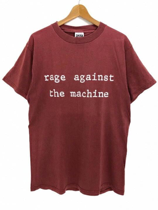 楽天市場】90s RAGE AGAINST THE MACHINE S/S Tee バーガンディ L  