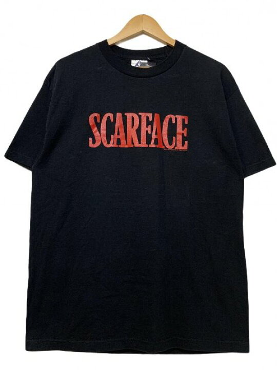楽天市場】03年 SCARFACE Logo S/S Tee 黒 L 00s スカーフェイス 半袖 