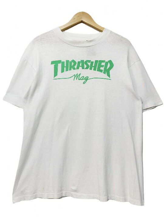 楽天市場】USA製 80s THRASHER MAG Logo Print S/S Tee 白 L  