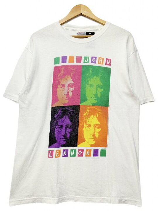 楽天市場】04年 JOHN LENNON Photo Print S/S Tee 白 M 00s ジョン  