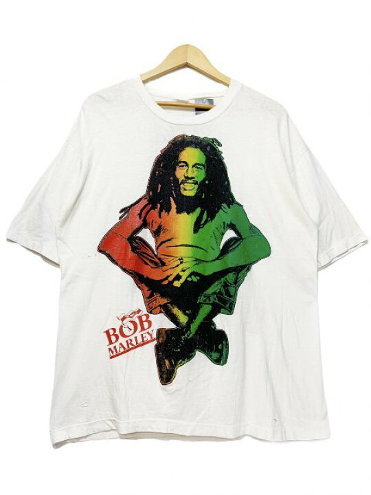 楽天市場】90s BOB MARLEY Print S/S Tee 白 XL相当 ボブマーリー 半袖  