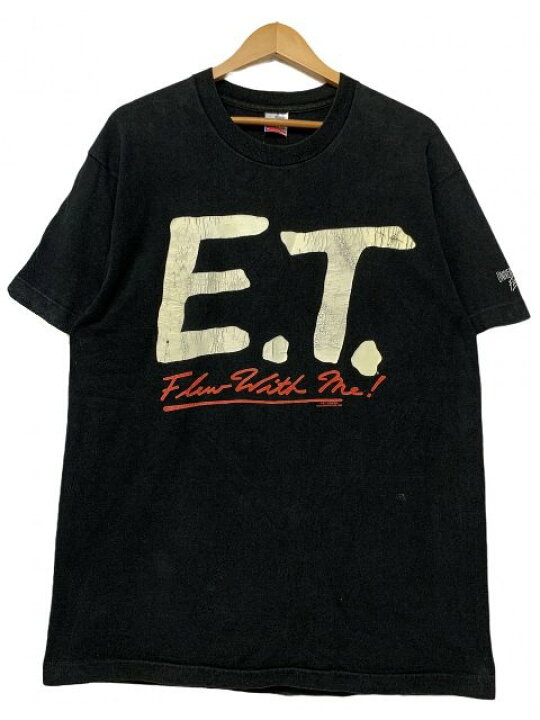 楽天市場】USA製 90年 E.T. Print S/S Tee 黒 L 90s イーティー 半袖 T  
