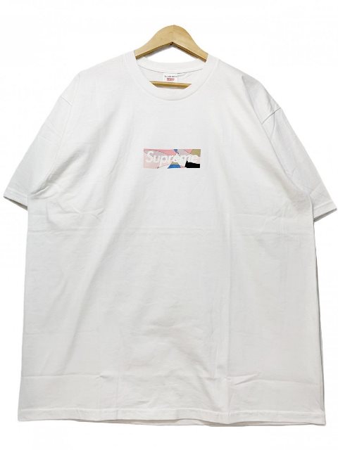 21SS SUPREME × Emilio Pucci Box Logo Tee 白ピンク XL シュプリーム エミリオプッチ ボックスロゴ Tシャツ WHITE DUSTY PINK 2021 