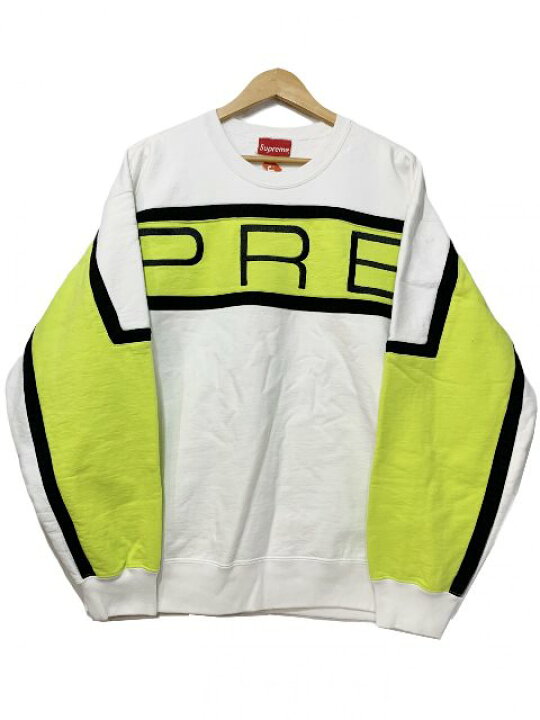 楽天市場】21SS SUPREME Paneled Crewneck 白 L シュプリーム パネル  