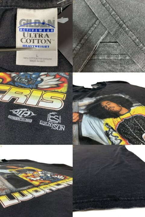 楽天市場】00s LUDACRIS Print S/S Tee 黒 L リュダクリス 半袖 T  