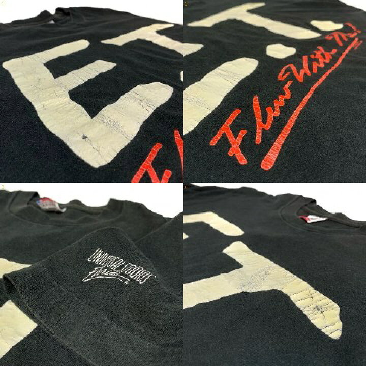 楽天市場】USA製 90年 E.T. Print S/S Tee 黒 L 90s イーティー 半袖 T  