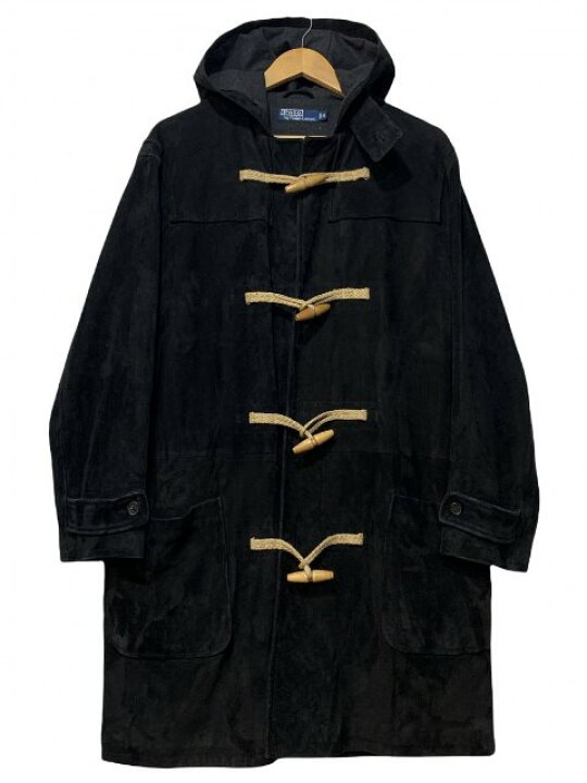 楽天市場】90s Polo Ralph Lauren Sheepskin Suede Duffel Coat 黒 M  
