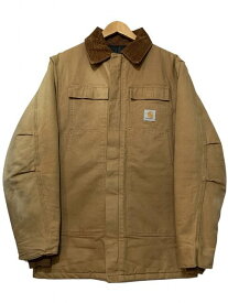 90s Carhartt Duck Arctic Quilt Lined Traditional Coat 茶 XL相当 カーハート ダック トラディショナルコート キルティングライナー ブラウン 【中古】