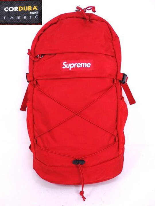 楽天市場】16SS SUPREME Tonal Backpack Box Logo Denier Cordura RED 
