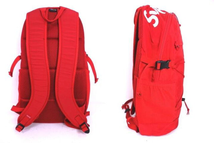 楽天市場】16SS SUPREME Tonal Backpack Box Logo Denier Cordura RED 