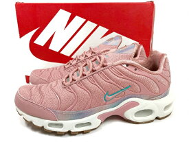 日本未発売 17年製 NIKE AIR MAX PLUS SE RED STARDUST WMNS US10/27.0 ピンク ナイキ エアマックス プラス 虹 オーバーレイ 862201-600 【中古】