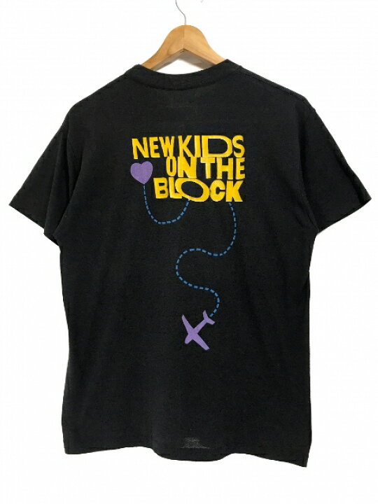 楽天市場】USA製 90年 NEW KIDS ON THE BLOCK S/S Tee 黒 M 90s ニュー 