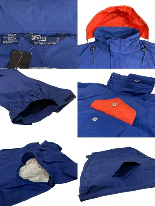 楽天市場】80s~90s Polo Ralph Lauren Nylon Field Jacket 青 L ポロ 