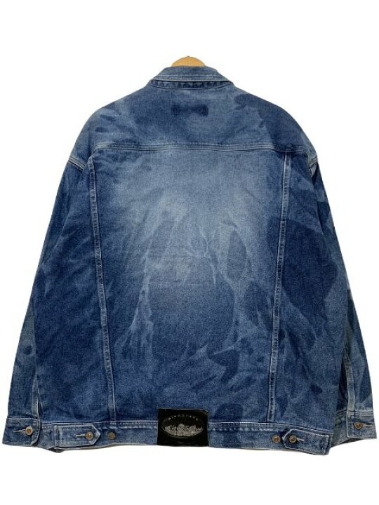 楽天市場】00s PELLE PELLE Bleached Denim Jacket 青 L ペレペレ 
