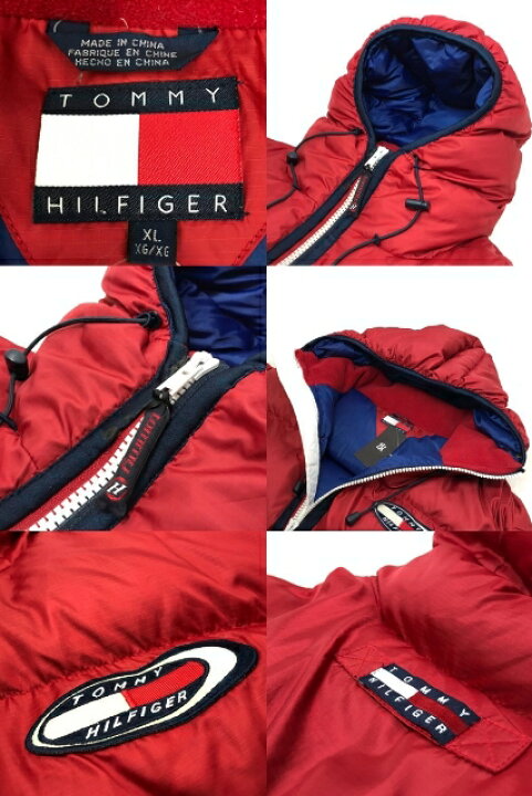 楽天市場】90s TOMMY HILFIGER Anorak Parka Down Jacket トリコロール 