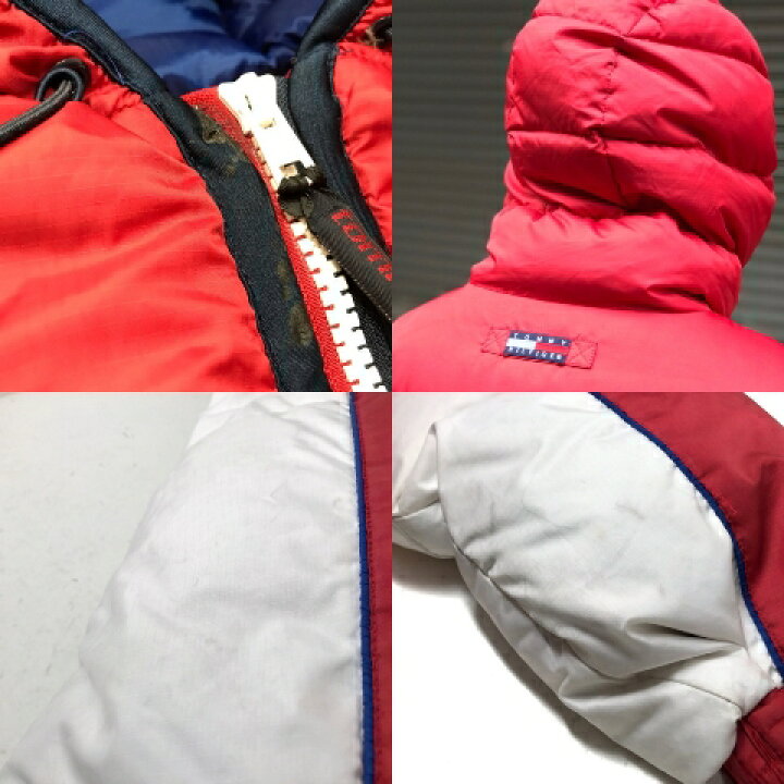 楽天市場】90s TOMMY HILFIGER Anorak Parka Down Jacket トリコロール 