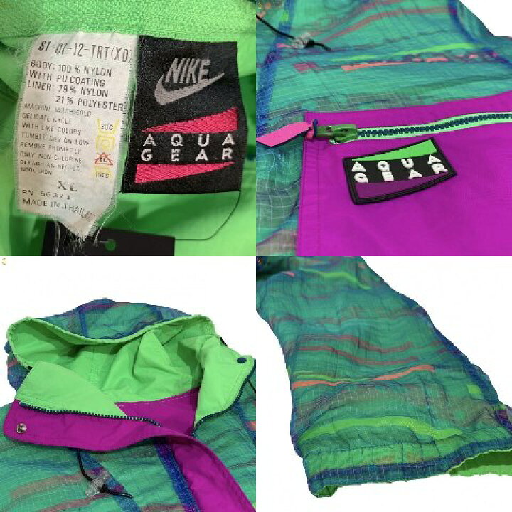 楽天市場】91年製 NIKE AQUA GEAR Reversible Anorak Parka 蛍光 