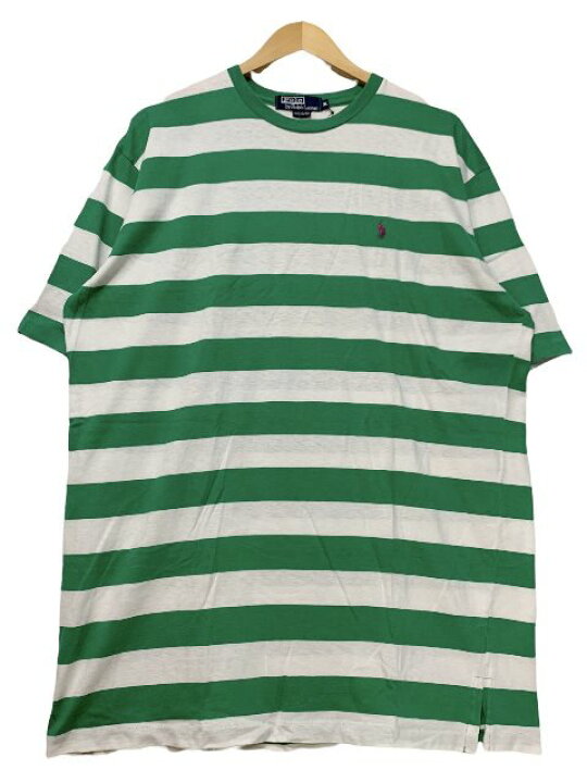 楽天市場】USA製 90s Polo Ralph Lauren Border S/S Tee 緑白 XL ポロ 
