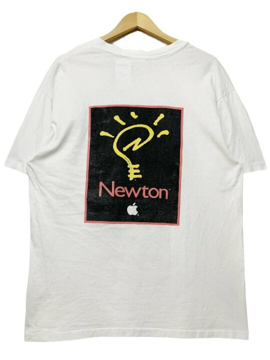 楽天市場】USA製 90s APPLE NEWTON Print S/S Tee 白 L アップル 