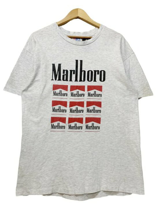 楽天市場】USA製 90s Marlboro Print S/S Tee 白 L 90s マルボロ 半袖 