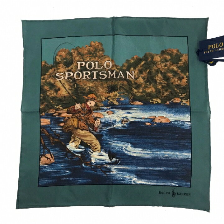 楽天市場】Polo Ralph Lauren Scenic Silk Pocket Square ポロラルフ 