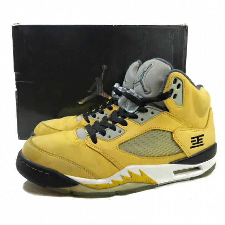 楽天市場】11年製 NIKE AIR JORDAN 5 RETRO T23 黄灰 US8/26.0cm 