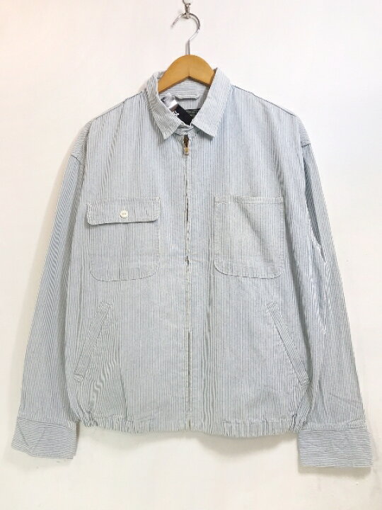 楽天市場】90s Polo Country Hickory Stripe Swing Top Jacket 青白 M 