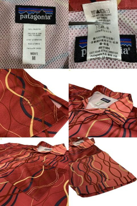 楽天市場】05年製 patagonia Rhythm Inyo S/S Shirt 赤 M パタゴニア  